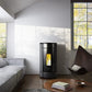 Estufa de pellet FREEPOINT Globe Antracita 10,5 kw gris