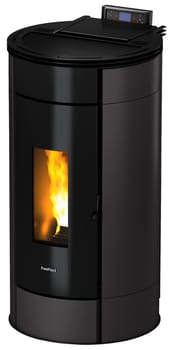 Estufa de pellet FREEPOINT Globe Antracita 10,5 kw gris