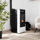 Estufa de pellet WATT 9 kW blanco