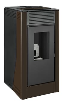 Hidroestufa de pellet TJ Velika 18 kW marrón